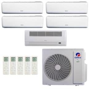 Ar-Condicionado Multi Split Inverter R-32 Gree 42.000 (4x Evap HW 9.000 + 1x Evap Cassete 1 Via 18.000) Quente/Frio 220V