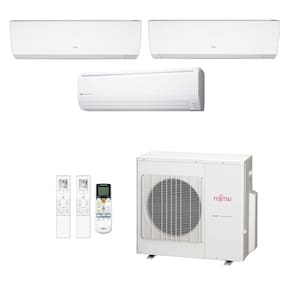 Ar-Condicionado Multi Split Inverter Fujitsu 27.000 (2x Evap HW 7.000 + 1x Evap HW 24.000) Quente/Frio 220V
