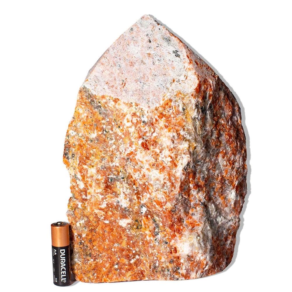 Calcita Laranja Pedra Pé e Bico Serrado 3,6Kg 20cm Tipo B