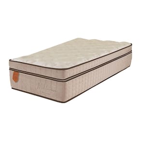 Colchão Solteiro 88X188X32 Mediterrâneo Prorelax Molas Ensacadas Euro Pillow One Face - Bege