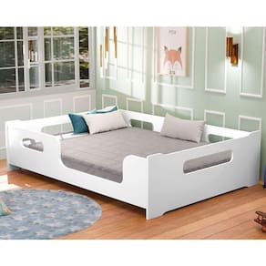 Cama Casal Master MDF Branco