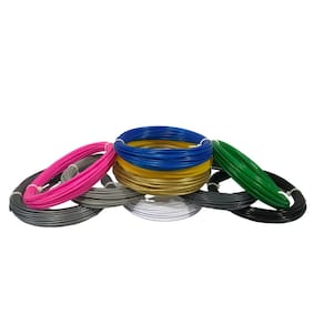 Kit Refil Filamento Pla 10 Cores Caneta 3D - 100 Metros