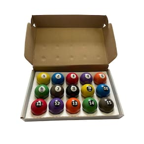 Jogo De Bolas De Sinuca Numeradas 54mm