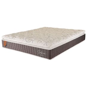 Colchão King Size 193X203X30 Safira Prorelax Molas Ensacadas Pillow Top Viscoelástico - Cinza