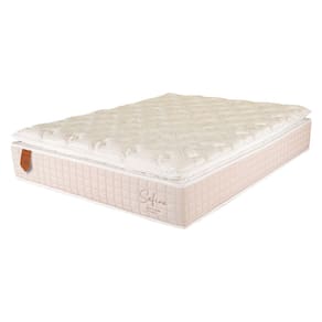 Colchão Viúva 128X188X30 Safira Prorelax Molas Ensacadas Pillow Top Viscoelástico - Areia