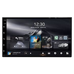Central Multimídia Universal Adak G2 Tela QLED de 7" Polegadas 2GB Ram 64GB Carplay e Android Auto + Câmera de ré