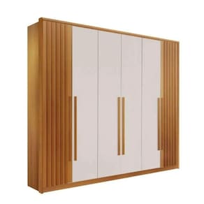 Guarda Roupa 6 Portas Mdf Anápolis Ripado - Móveis Valverde