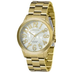 Relogio Urban Feminino Analogico Lrgj126L Dourado