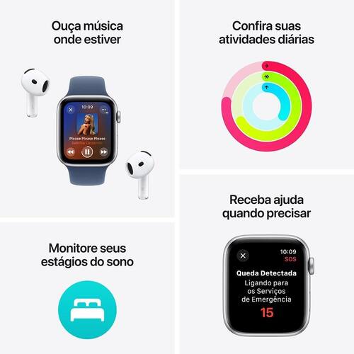 Apple Watch SE GPS • Caixa prateada Casas Bahia