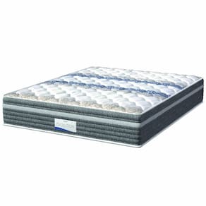 Colchão Casal Queen Molas Ensacadas Com Pillow Evolution 158x198x32cm Cinza/Branco Probel