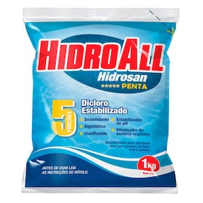 Cloro Hidroall Hidrosan Penta 1kg