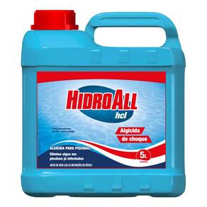 Algicida de Choque Hidroall hcl 5 Litros