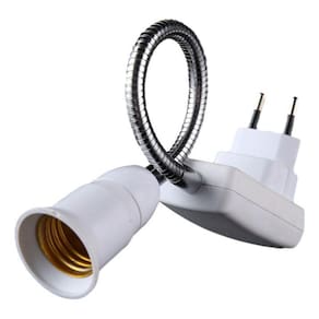 Haste Flexível Extensor Luminária Soquete E27 40 Cm