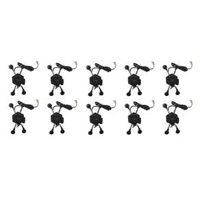 Suporte Garra Cel Moto Univers. Carregador Usb Shiver 10 und