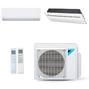 Ar-Condicionado Multi Split Inverter Daikin 18.000 BTUs (1x Evap HW 9.000 + 1x Evap Cassete 1 Via 12.000) Quente/Frio 220V