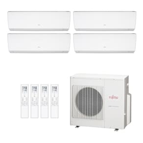 Ar-Condicionado Multi Split Inverter Fujitsu 27.000 (4x Evap HW 12.000) Quente/Frio 220V