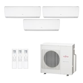 Ar-Condicionado Multi Split Inverter Fujitsu 27.000 (3x Evap HW 12.000) Quente/Frio 220V
