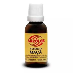 Essência Comestível Artificial 30ml Arcolor Maçã