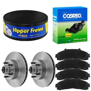 Kit Pastilha Disco Dianteiro Ventilado Ranger 98 a 2011