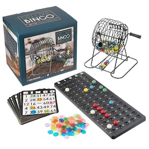 Jogo de bingo Royal Bingo Supplies Deluxe com conjunto de expansão