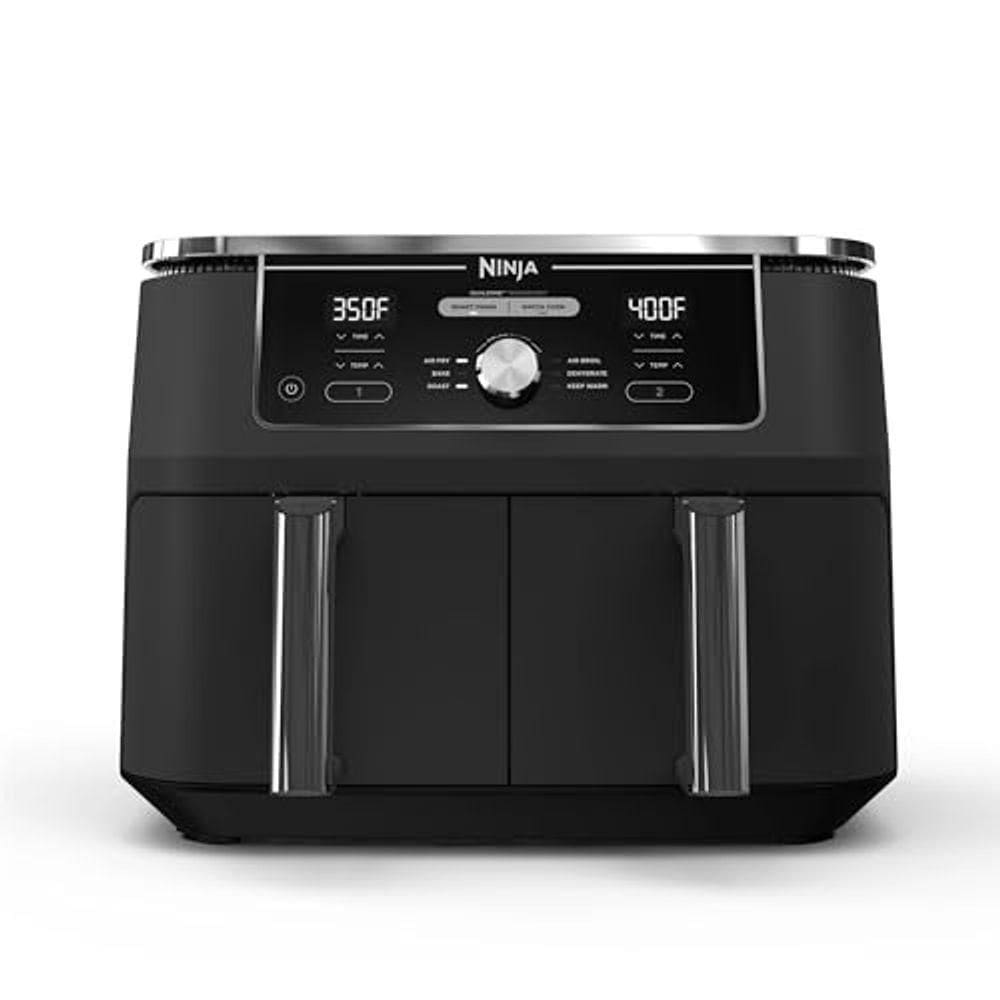 Ninja DZ401 Foodi Air Fryer 6 em 1 Dualzone Xl 10 Quart Cinza