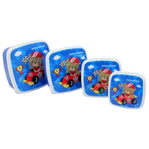 Pote Para Lanche De 4 Peças Filhotinhos Jacki Design Urso