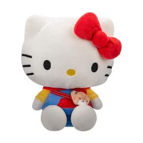 Pelúcia Hello Kitty Series 1 com capuz moderno de 20 cm com Bestie