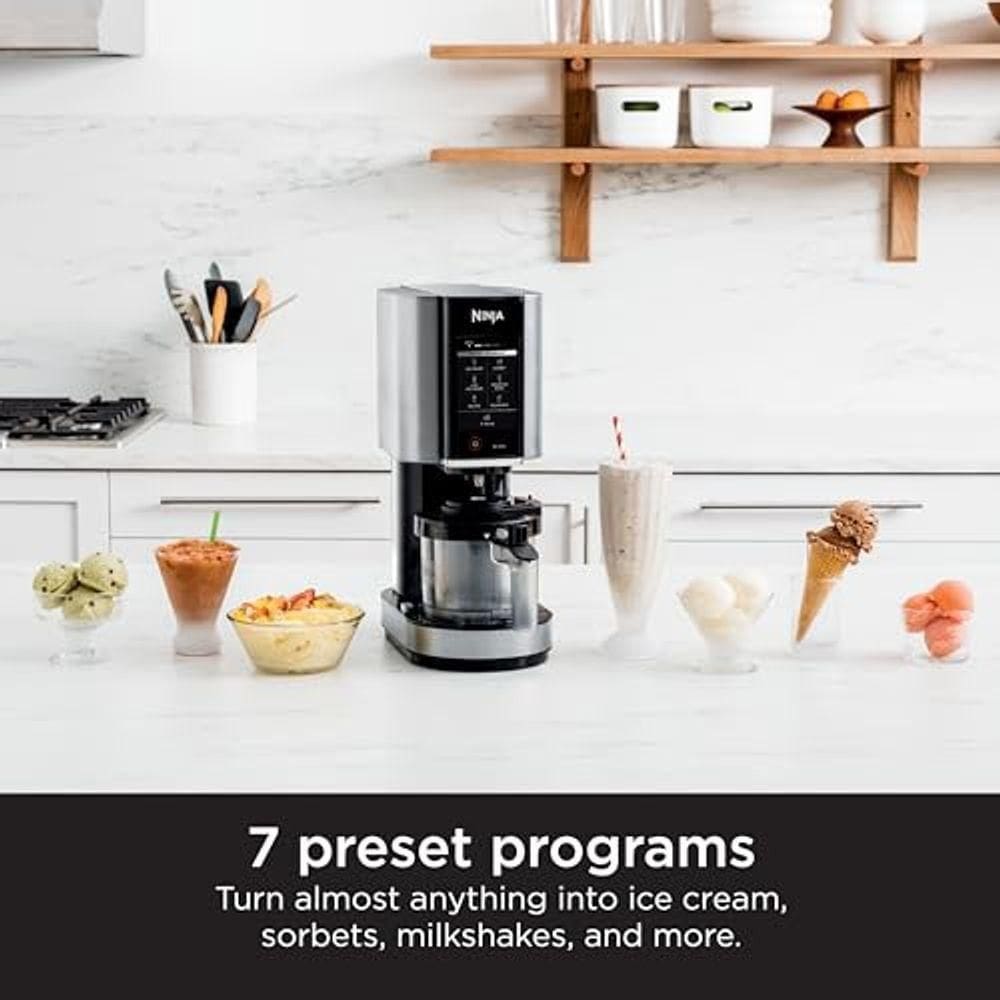 キッチン家電 Ninja CreamI NC300 Ninja CREAMi Frigorífico multifuncional, 1,4 l de capacidade, 3
