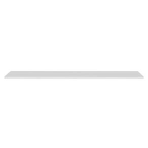 Prateleira Flutuante Para Lavanderia Com Suporte Invisível 91x20cm Yara Branco - Lumil