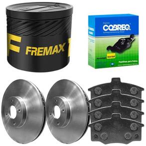 Kit Pastilha Disco Dianteiro Ventilado Monza 1.6 1.8 82 a 96