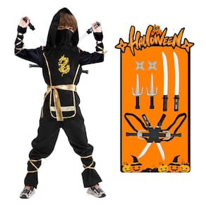 Ninja Costume Digi Marker de Halloween para meninos e crianças com brinquedos