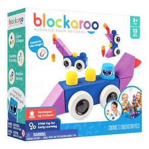 Blocos de espuma Blockaroo Roadster Set STEM Preschool Toy 3-6 Ye