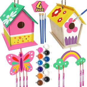 Kit de artesanato Oriental Cherry Bird House  Chime Kids 4-8