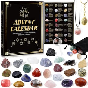 Calendário do Advento MuseLuxe 2024 Crystal para crianças com pedras preciosas