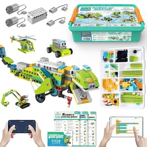 Kit de robôs de codificação Makerzoid Robot Master com mais de 200 modelos 6+