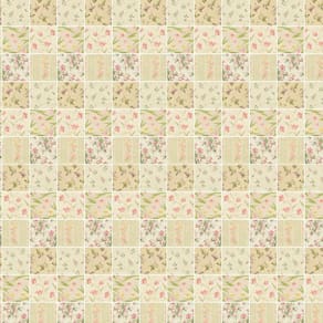 Papel De Parede Azulejo Flores Autocolante Cozinha Banheiro