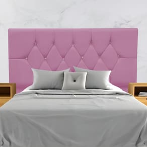 Cabeceira Cama Box Estofada Solteirão 100 cm Suede Isabela