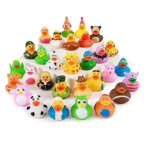 Pacote de 30 Rubber Duck WQTHE para banho de bebê Jeep Duck de 5,8 cm