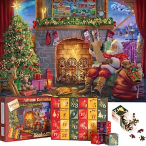 Quebra-cabeça de Natal e calendário do advento Becko US 1008 peças