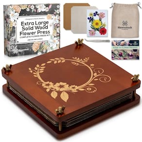 Kit de prensa de flores Havenstock Premium Extra Large Maple Wood