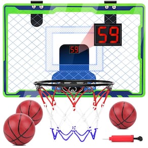 Cesta de basquete Mini Over The Door Indoor para crianças