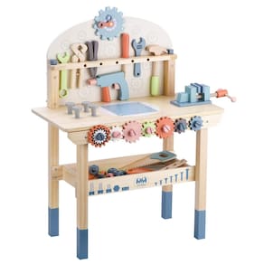 Bancada de trabalho de brinquedos Toywoo Tool Bench para crianças com conjunto de ferramentas de 3 a 5 anos