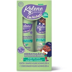 Kit Shampoo e Condicionador Cachinhos Hidratação e Superdesembaraço Kolene