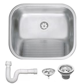 Tanque de Encaixe Tramontina Hera 34 L em Aço Inox Acetinado 50x40 cm 94400107