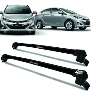 Rack Teto Aluminio Prime Hyundai HB20S 15/ 2019 Preto PR154