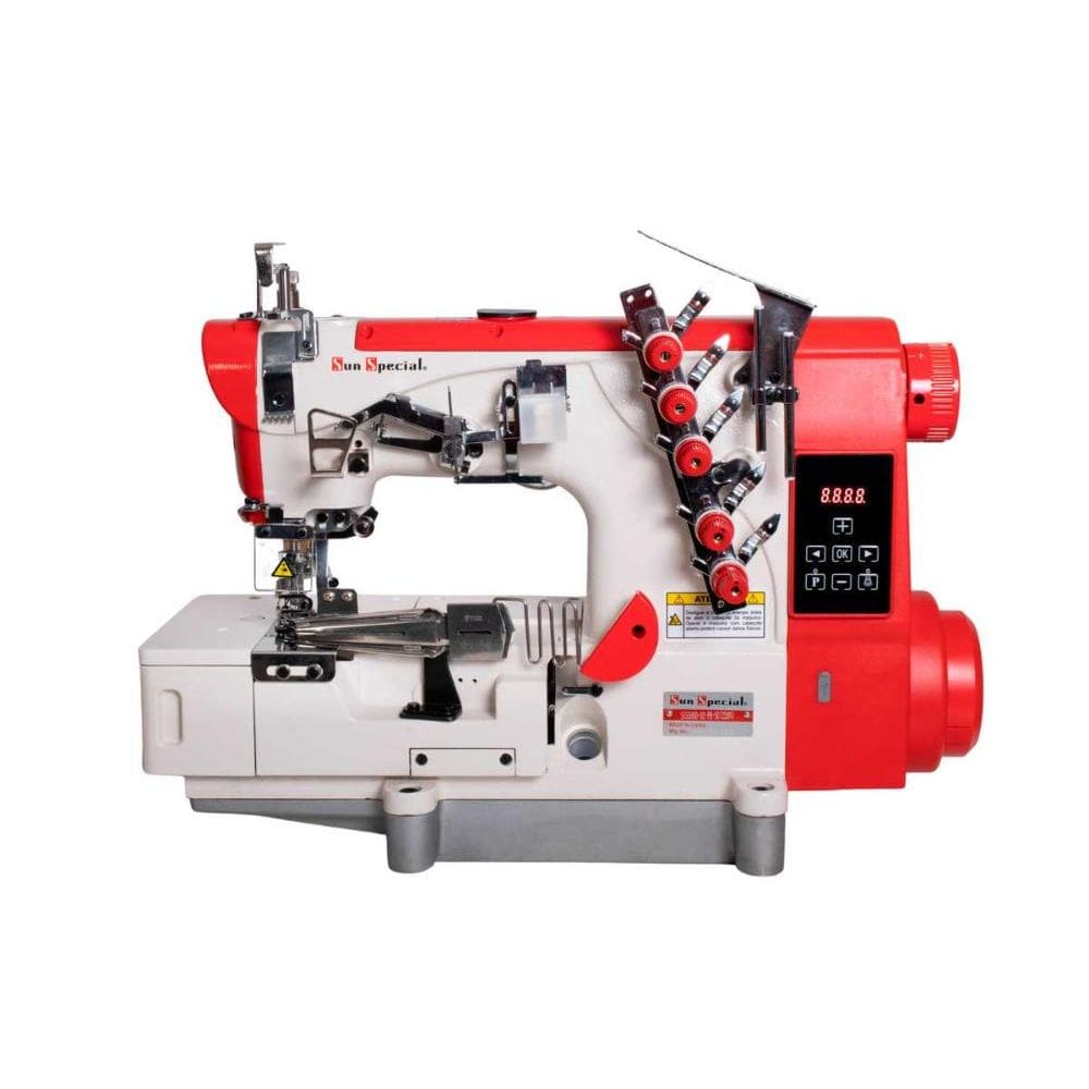 Máquina Costura Industrial Galoneira Plana Aberta SS5500D-02-PR-SU 220V - Sun Special