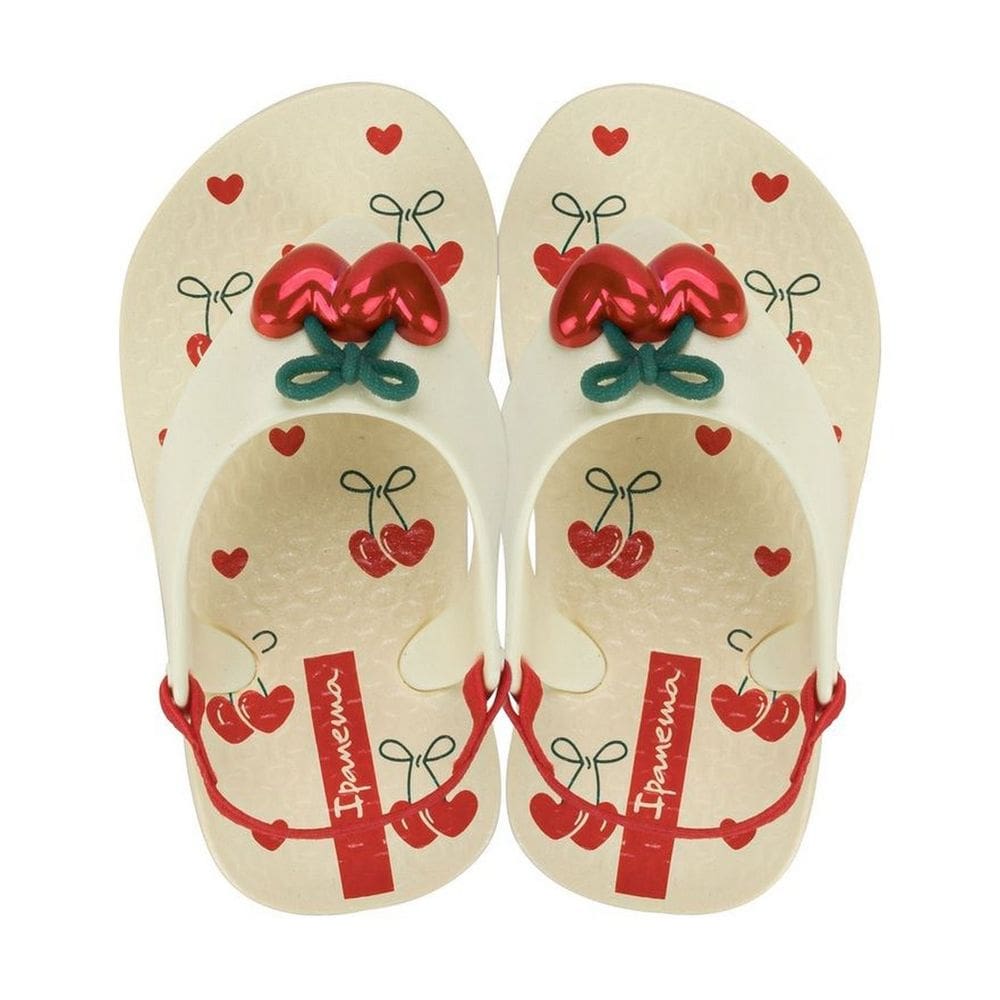 Chinelo Meninas Ipanema Belle Baby Cereja Calce Facil 27248