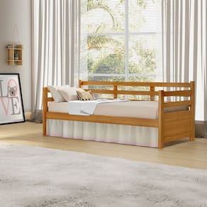 Sofá Cama para Copa Solteiro Madeira Enjoy Mona Mais Nicho - Imbuia