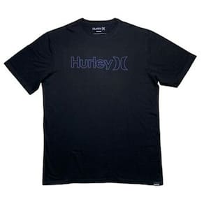 Camiseta Hurley O&O Solid Oversize SM25 Masculina Preto