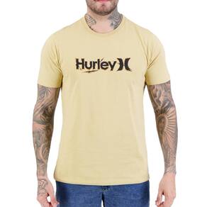 Camiseta Hurley Rash SM25 Masculina Bege